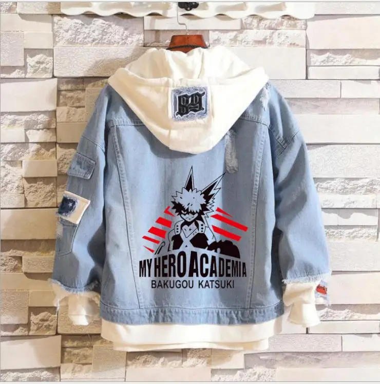 9 Boku No My Hero Academy Midoriya Shoto Todoroki Косплей толстовки костюмы мужские и женские джинсовые тканевые уртки - Цвет: 9