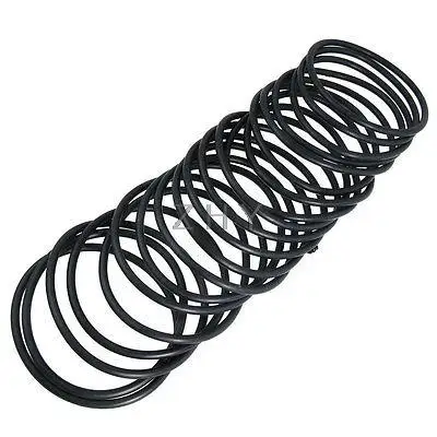 

110mm x 5.7mm Rubber Sealing Washers Oil Filter O Rings Black 20 Pcs