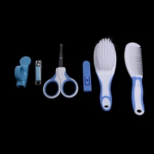 6 шт./компл. для новорожденных, для малышей и детей постарше Набор для маникюра ногтей ухода за волосами, уход за волосами, уход за волосами, Набор щеток для ухода, Новинка