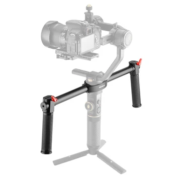 

Dual Handheld Extended Handle Accessories with 1/4 Screw Hole Grips Handbar Mount for Zhiyun Crane 2S Gimbal Stabilizer