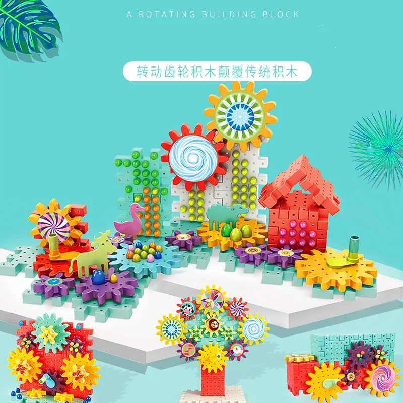 

Assembly Intelligent 368PCS Electric Gears 3D Puzzle Building Kits Educational Toys For Kids Toys Children Christmas Gift