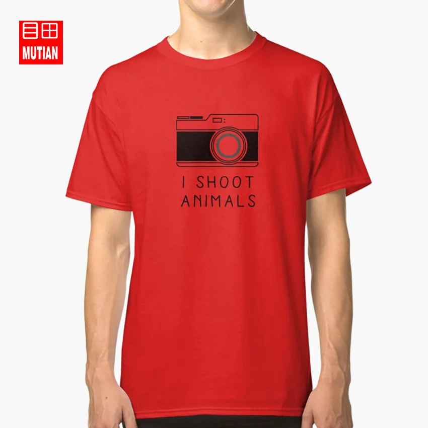 I Shoot Animals T Shirt Camera Animals Pet Photographer Funny Quota I Shoot  Animals - T-shirts - AliExpress