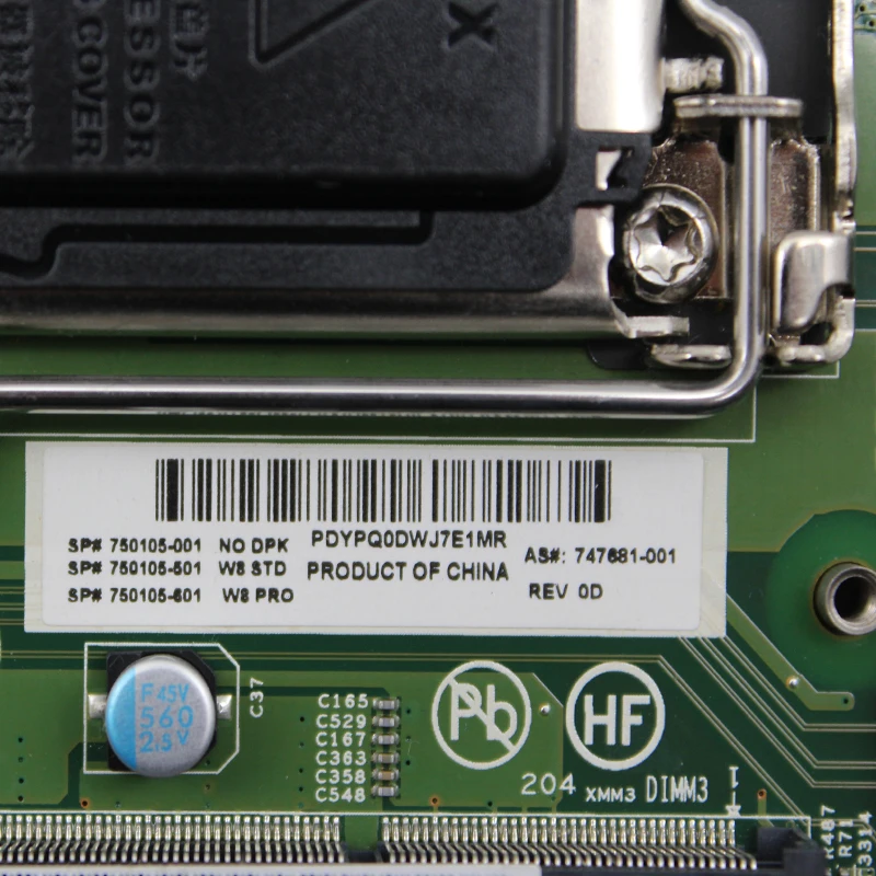 For HP eliteone 800 g1 All-in-One Motherboard 750105-001 747681-001 test intact