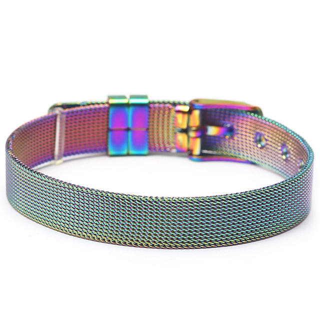 Stylish Stainless Steel Strap Bracelets,Suitable For Men And Women Couple Bracelet Gift Charm Bangles