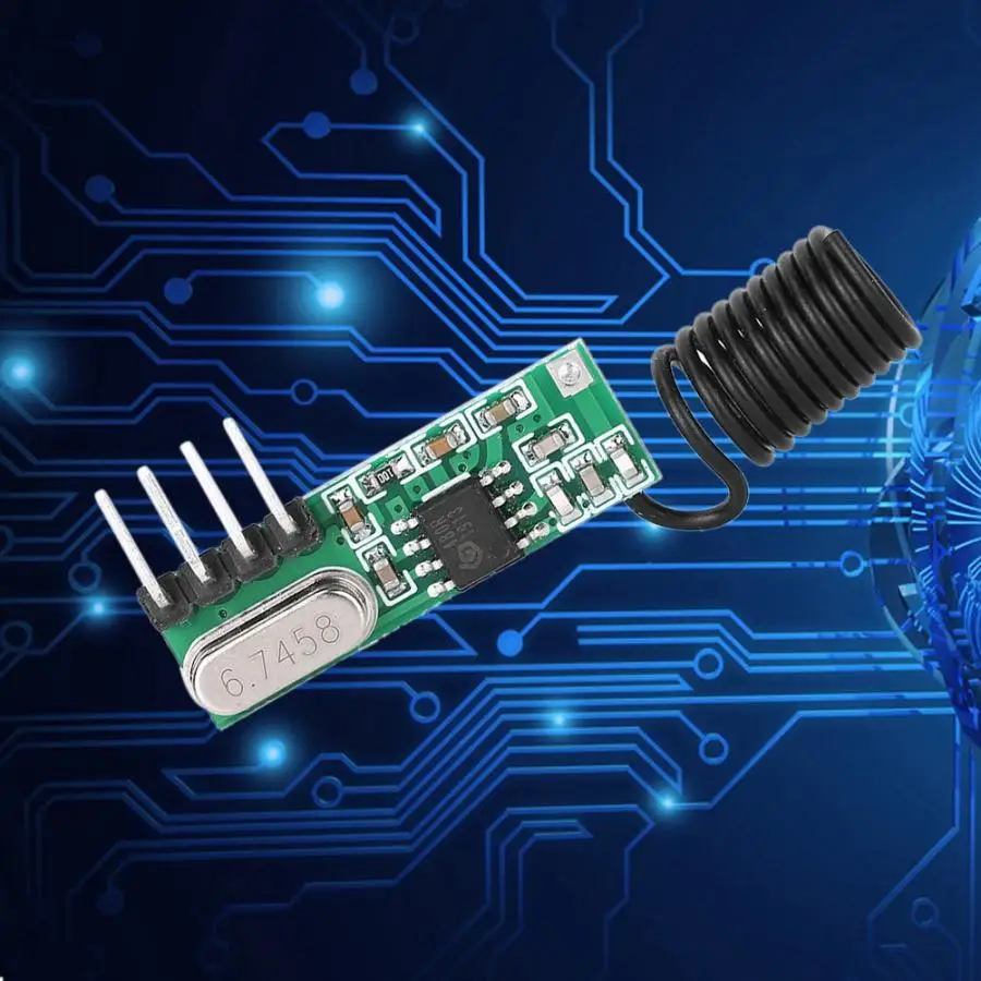 C704R-X 433MHZ RF беспроводной супер гетеродинный приемник комплект аксессуаров DC5V