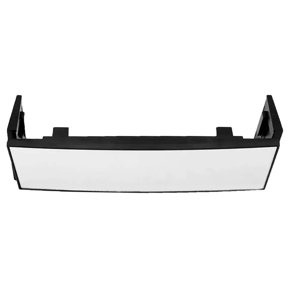 Автомобильное регулируемое складное зеркало заднего вида, три сложения, изогнутая поверхность, зеркало заднего вида, широкоугольное зеркало для автомобильных аксессуаров - Цвет: Black