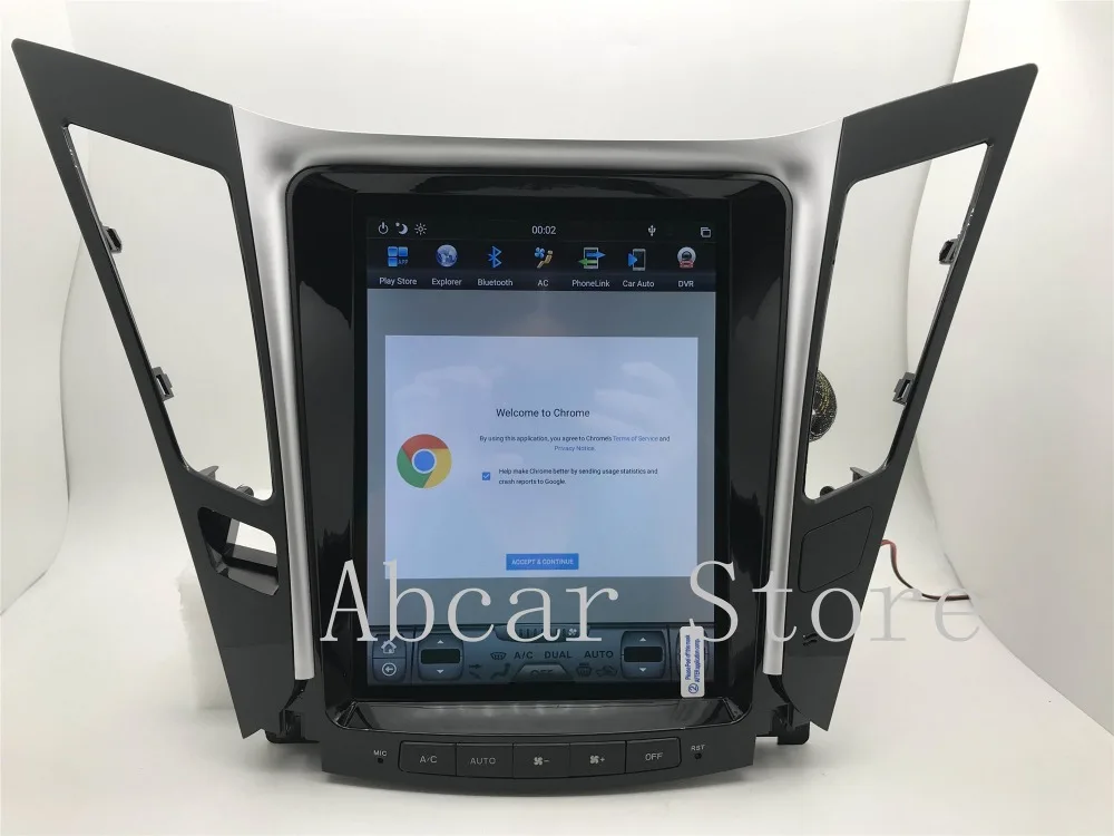 10,4 ''Tesla стиль Android 8,1 автомобильный dvd-плеер gps навигация для hyundai SONATA 8 2010- стерео радио головных устройств PX6 HDMI