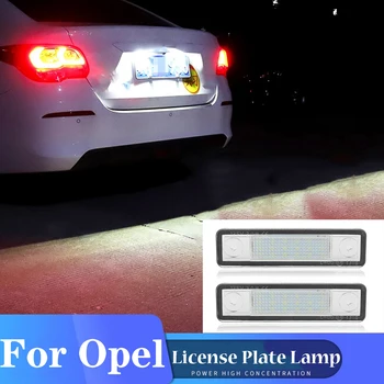 

For Opel Corsa B Astra F G Omega Zafira Signum Vectra B 2 Pieces Led License Number Plate Light Rear Light Trailer Step Lamp