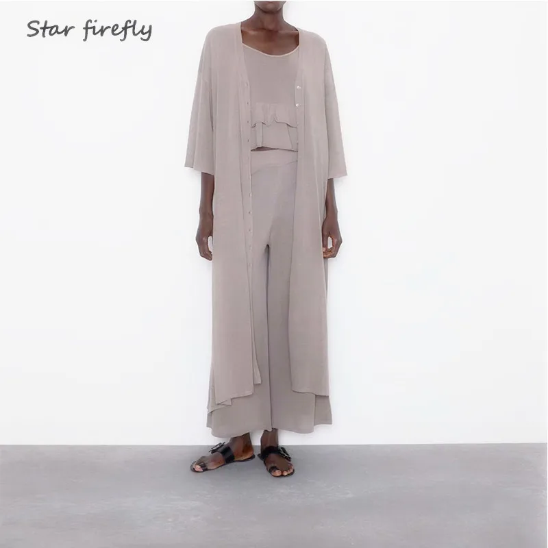 

Star firefly 2019 autumn female shawl thin short sleeve v-neck long knit shawl ladies casual cardigan