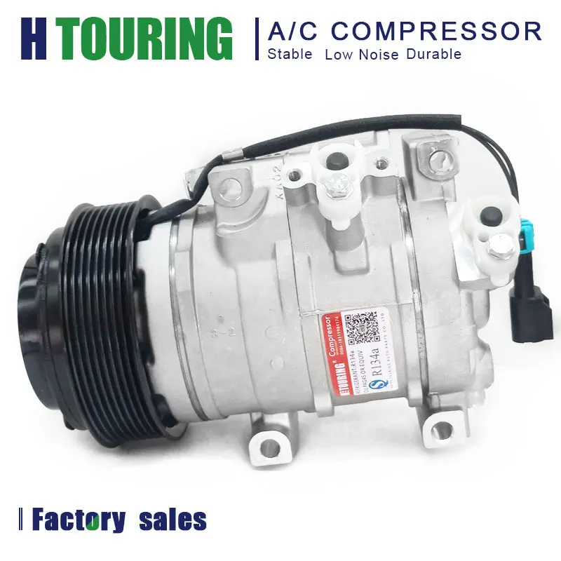 

AC Compressor For Agriculture Line JOHN DEERE Sprayer R4038 4045R DCP99520 RE284680 SE502697 447280-1650 247300-7840 10SRE18C