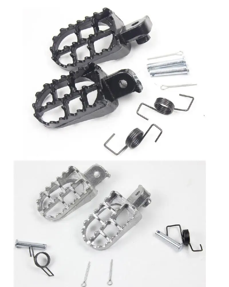 HobbyLane мотоциклетные заготовки MX широкие подножки педали отдыха подножки для Yamaha TW200 PW50 PW80 питбайк SSR SDG подножки