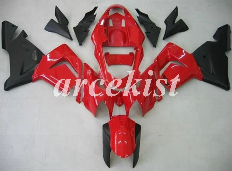 ABS мотоцикл Полный обтекатели комплект подходит для Kawasaki Ninja ZX10R 2004 2005 04 05 10R Обтекатель тела набор красный