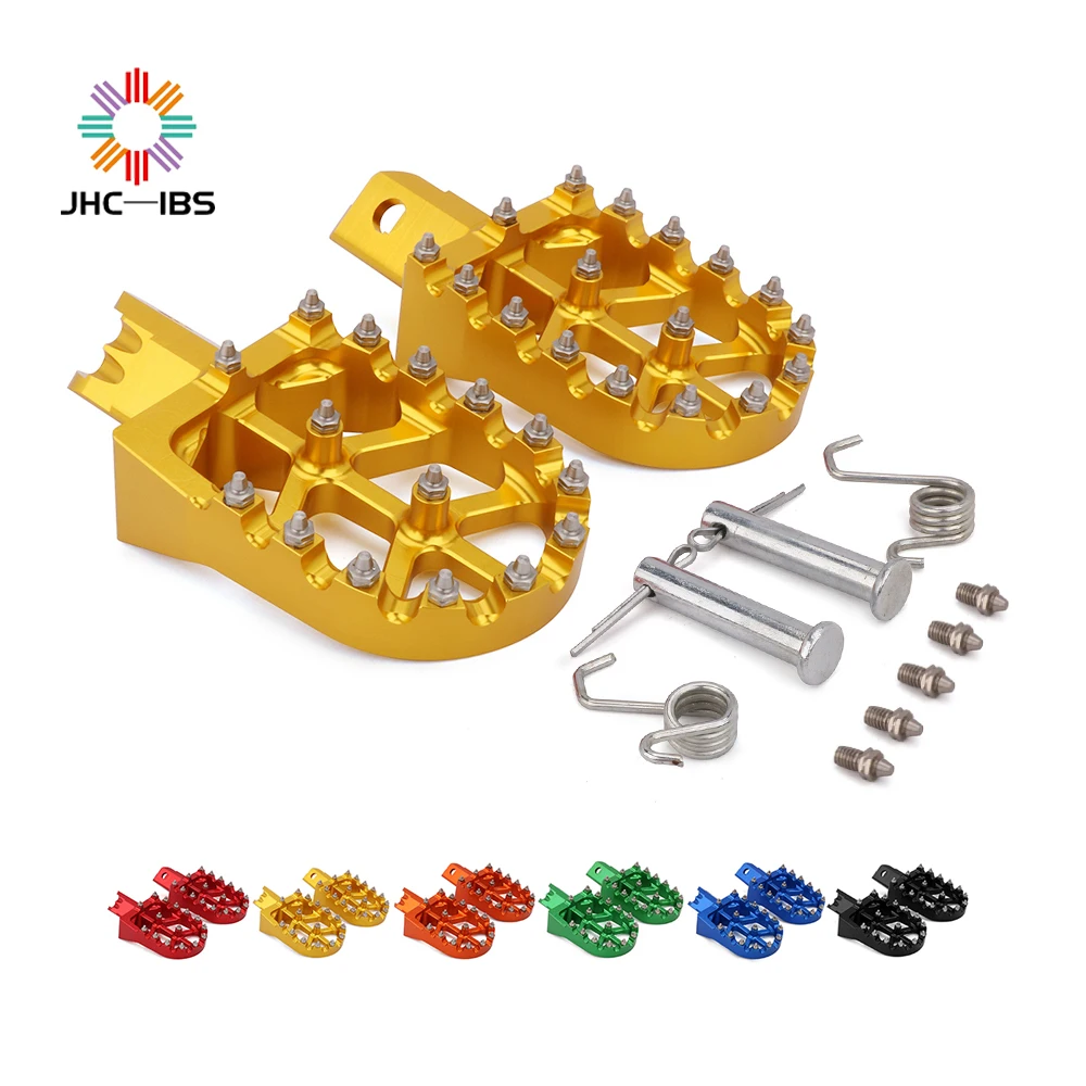 Motorcycle Aluminum Universal CNC Colorful Footpeg Footrest Foot Pegs For HONDA CRF XR 50 70 110 M2R SDG DHZ SSR KAYO Pit Bike