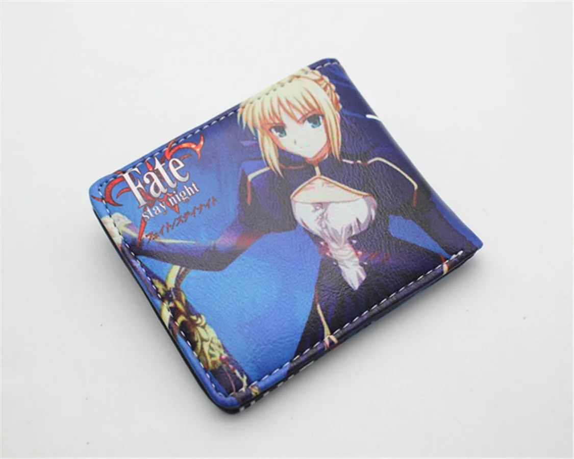 Аниме Fate/Grand Alter PU кошелек для мальчиков и девочек, студенческий короткий двойной держатель для карт, кошелек, кожаный кошелек для косплея