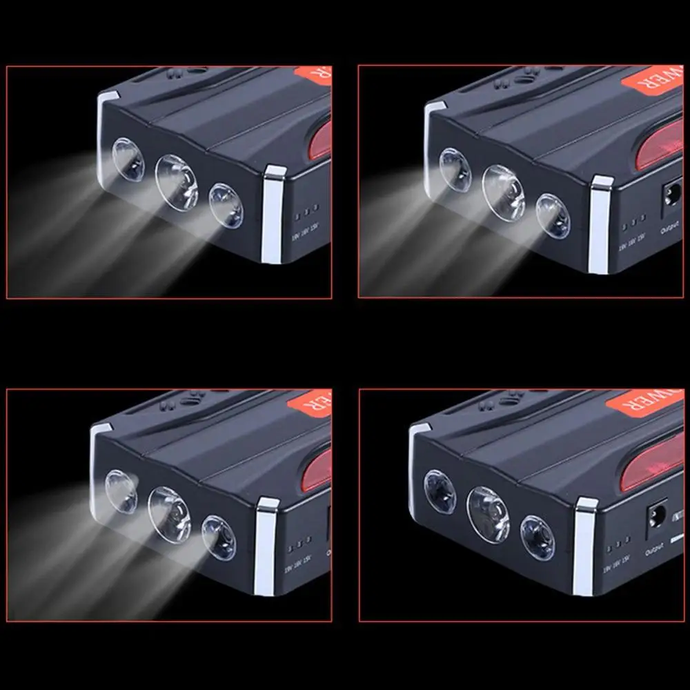 USB Автомобильное пусковое устройство многофункциональное автомобильное аварийное зарядное устройство автомобильный аккумулятор водонепроницаемый пусковое устройство