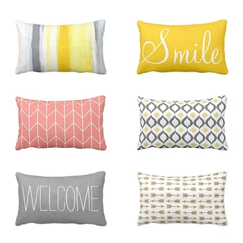 

Pillow Cover Decorative Cushions For Sofa Polyester Cushion Covers Home Decor Throw Pillows Rectangular Pillowcase
