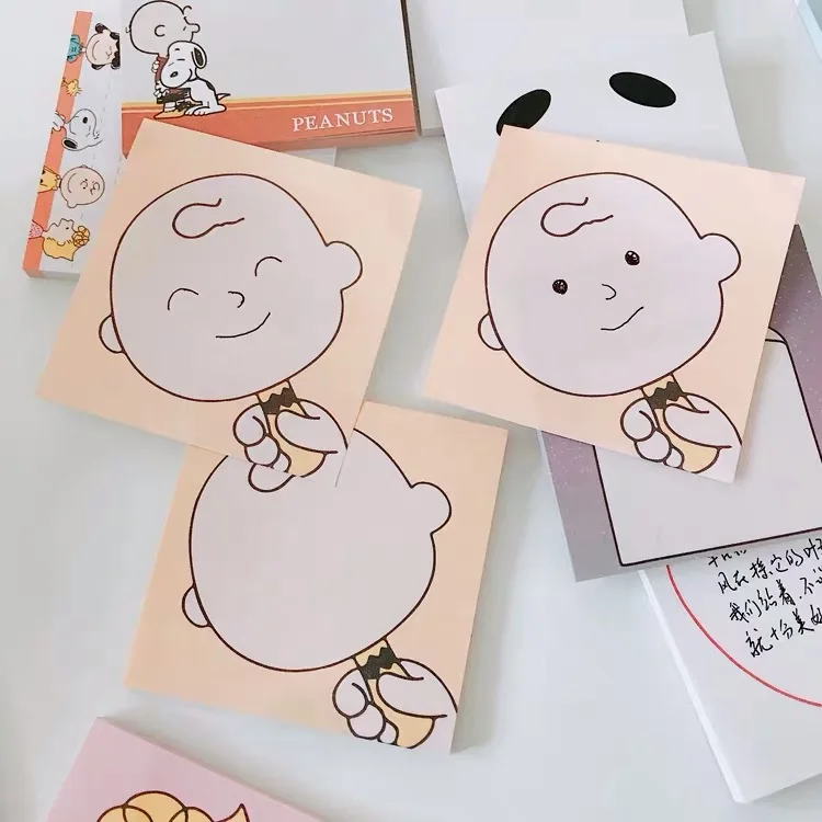 Peanuts Rogue Dog мультфильм Charlie Kawaii блокнот для заметок Sticky Note N Times стикер бумага для заметок книга для сообщений канцелярские принадлежности блокнот офис