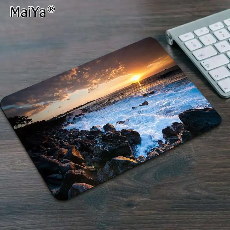 No Lock Edge25x29cm MaiYa классный красивый игровой коврик для мыши с природой,,, игровой коврик для мыши - Цвет: No Lock Edge25x29cm