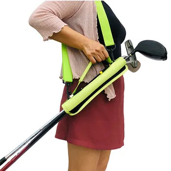 

1PCS Golf Club Bag Carrier Driving Range Travel gift Color Black Blue Pink for Kids Men Women Pack