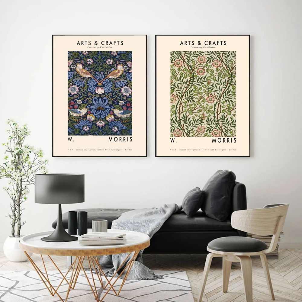 Arts & Crafts Floral Poster Wall Art Canvas Painting Green Plant Nordic  Posters And Prints Decor Picture Modern Home Decoration - Painting &  Calligraphy - AliExpress
