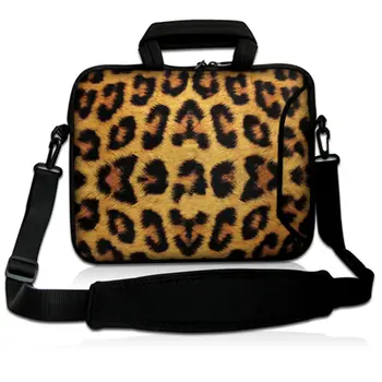 

Leopard 11.6 12 13 13.3 14 15.6 17 Laptop Shoulder Bag Carry Case For Macbook Pro/Air/Asus/Neoprene Notebook Computer Sleeve