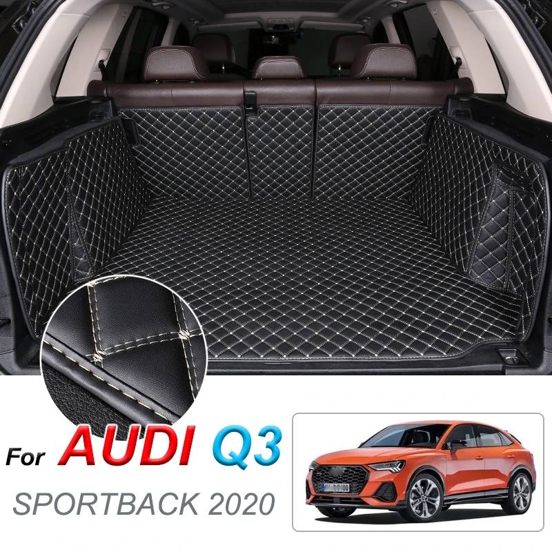 Kaitian 1pcs New Leather Car Rear Trunk Cargo Mat Cargo Liner Cargo Tray Boot Mat Boot Liner Boot Tray Custom Fit for Audi Q3 2011 2012 2013 2014 2015 2016 2017 2018 2019 