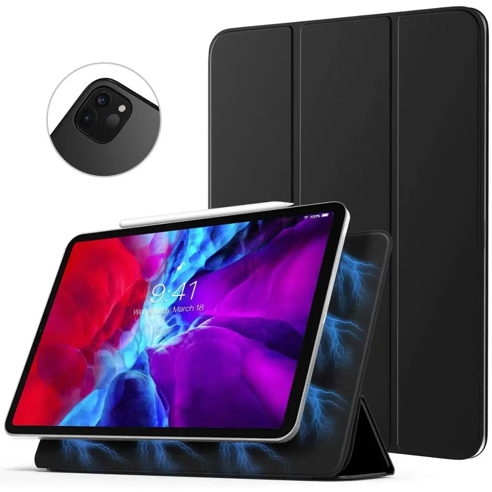 Для iPad Pro 11 чехол 2020 для 12 9 2018 Air 4 10 Funda Магнитный умный Coque|smart cover|for ipadcase for ipad | - Фото №1