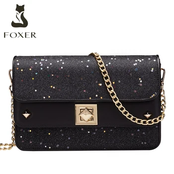 

FOXER 100% Brand new последние акции распродажа женские Crossbody сумки на ремне Lady сумочка вечерняя сумка fans enjoy discount