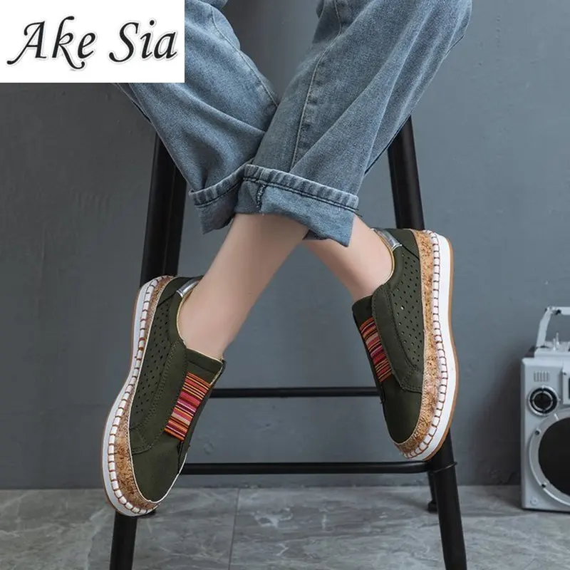 Puimentiua Sneakers Women Vulcanize Shoes Casual Breathable Shoes Female Soft Leather Flats Ladies Sneakers