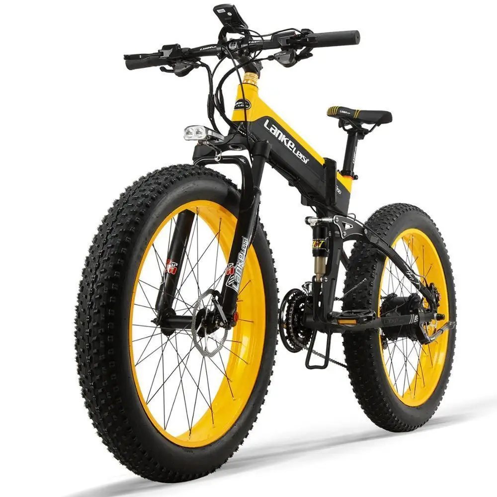 26 XT750Plus дюймов 2019 самые популярные E bike Fat Tire 48V Bike 10AH складной Электрический