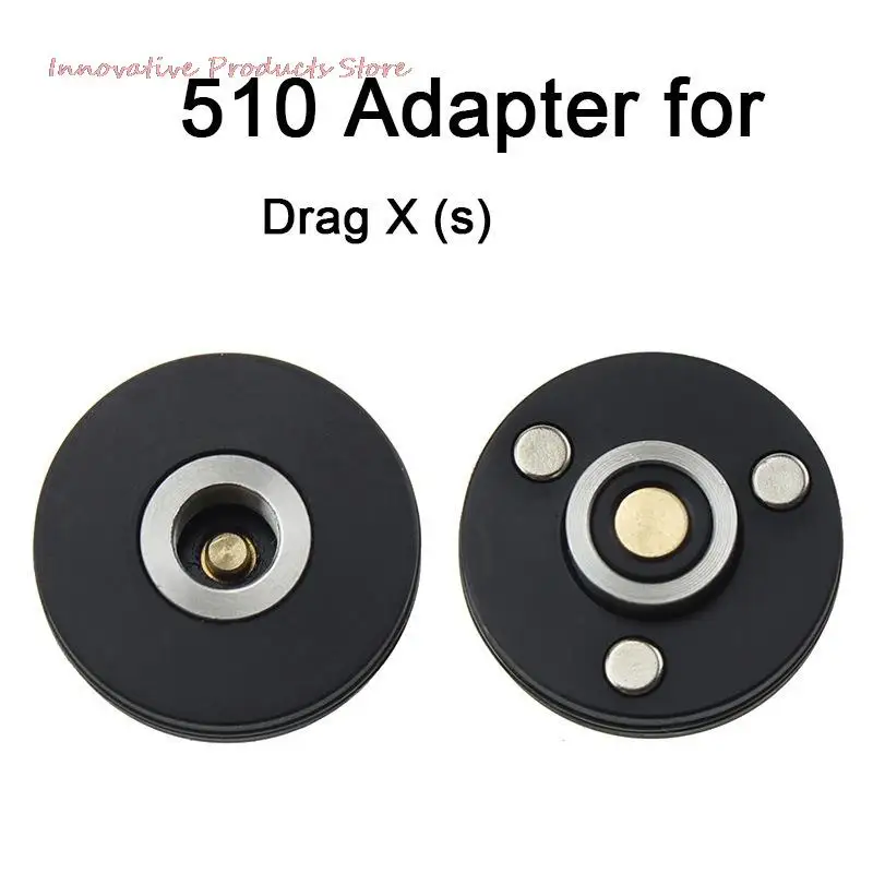 510 адаптер для Drag X S Vape Pod Kit Магнитный соединитель Brass RDA RTA Ecig Аксессуары Розничная