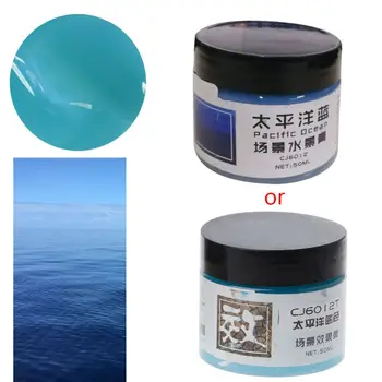 

50ML Ocean Lake Realistic Wave Rushing Waters Micro Landscape Resin Art Craft M2EA