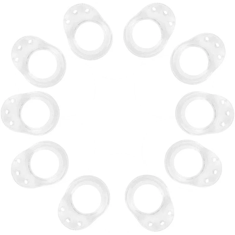 

Transparent Silica Gel Door Buffer Wall Protectors Door Handle Bumpers for Door Stopper Doorstop 10 Pcs