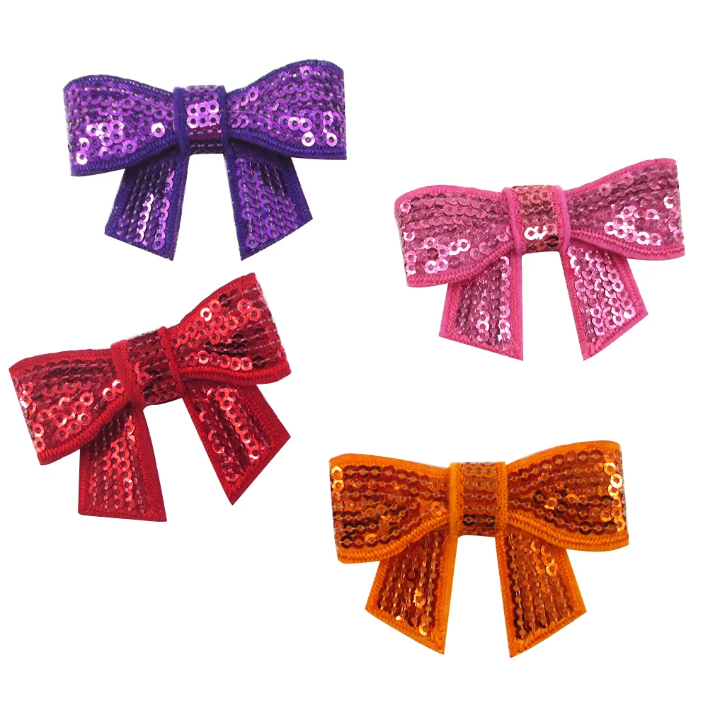 

david angie Sequins Bow-knot Hair Accessories, Headband Decoration Crafts Handmade Materials Girls DIY craft supplies ,5Yc6371