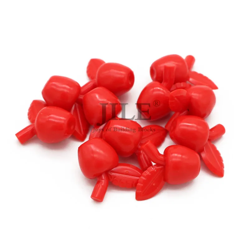 Moc Food Building Blocks Fruit Apple Banana Frish Dish Drumstick Sausage Bone DIY Bricks Bulk Set Compatible with City View Toys