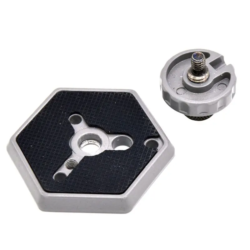

Hexagonal Quick Release Plate with 1/4" Screw for Manfrotto 030-14/38 Camera Kit