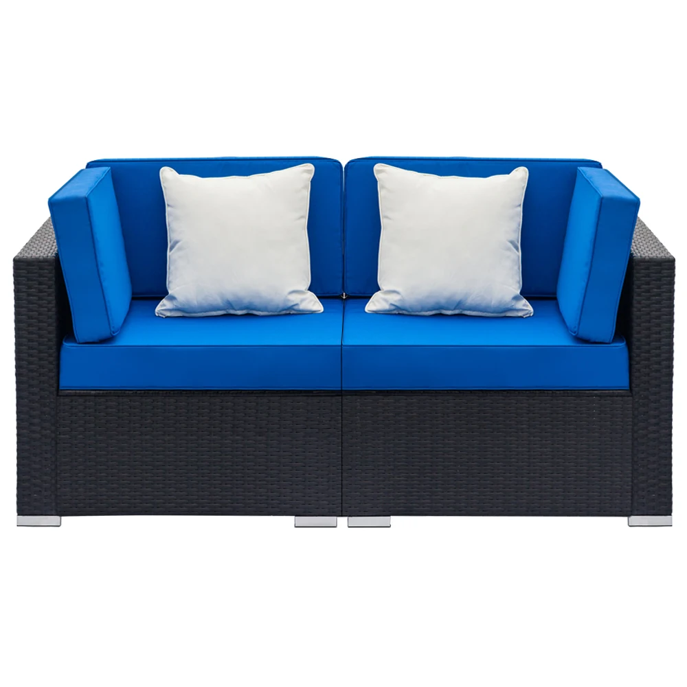 

Patio Furniture Sets Panana Rattan Sofa Chair Table Set of 2 Wicker Garden Furniture Coffee Table Rattan Sofa Chair Stool 2019