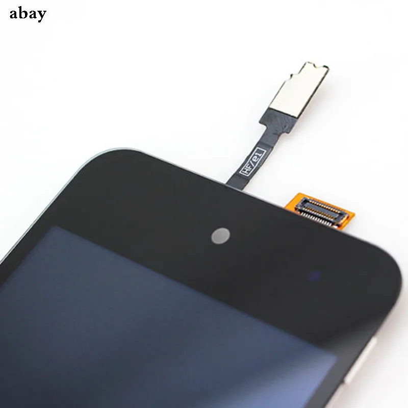 ЖК-дисплей для iPod Touch 4, 4-й сенсорный ЖК-экран для iPod touch 4, дигитайзер в сборе, ремонт, черный, белый цвет, замена