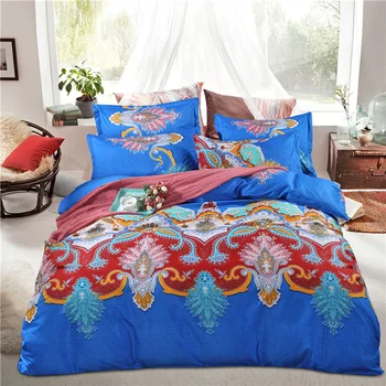 

Ethnic Bedding Set Personal Quilt Cover Pillow Case Bed Sheet Bohemia Printed Comforter Duvet Cover Pillowcase Bedsheet