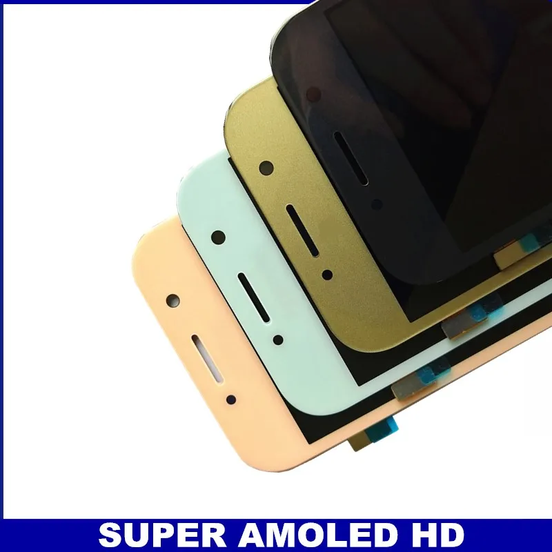 Высокое качество супер AMOLED lcd для Samsung Galaxy A5 A520 A520F A520F/DS телефон lcd S дисплей кодирующий преобразователь сенсорного экрана в сборе