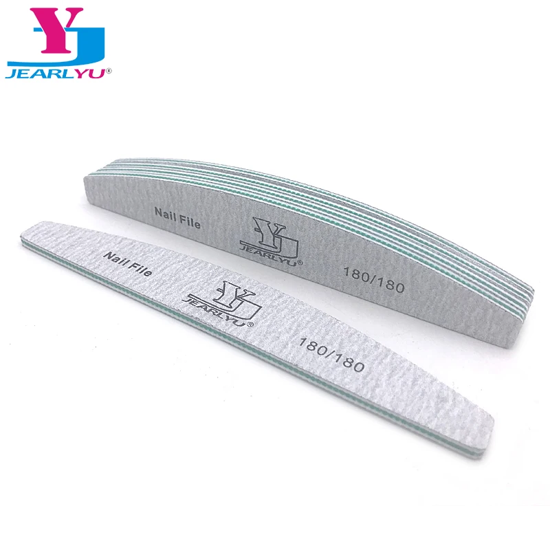 

5 pcs/lot Sandpaper Nail File Lime 180/180 Double Side Sanding lime a on Buffer Block Set Grey Nail Files Polish Manicure Nails