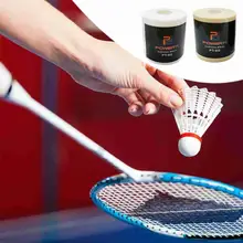 1 Pc Badminton Grip Cushion Wrap Backing Film Tennis Handle Racket Damping Film Balance Waterproof Shock Absorbing Thicknes O5b0