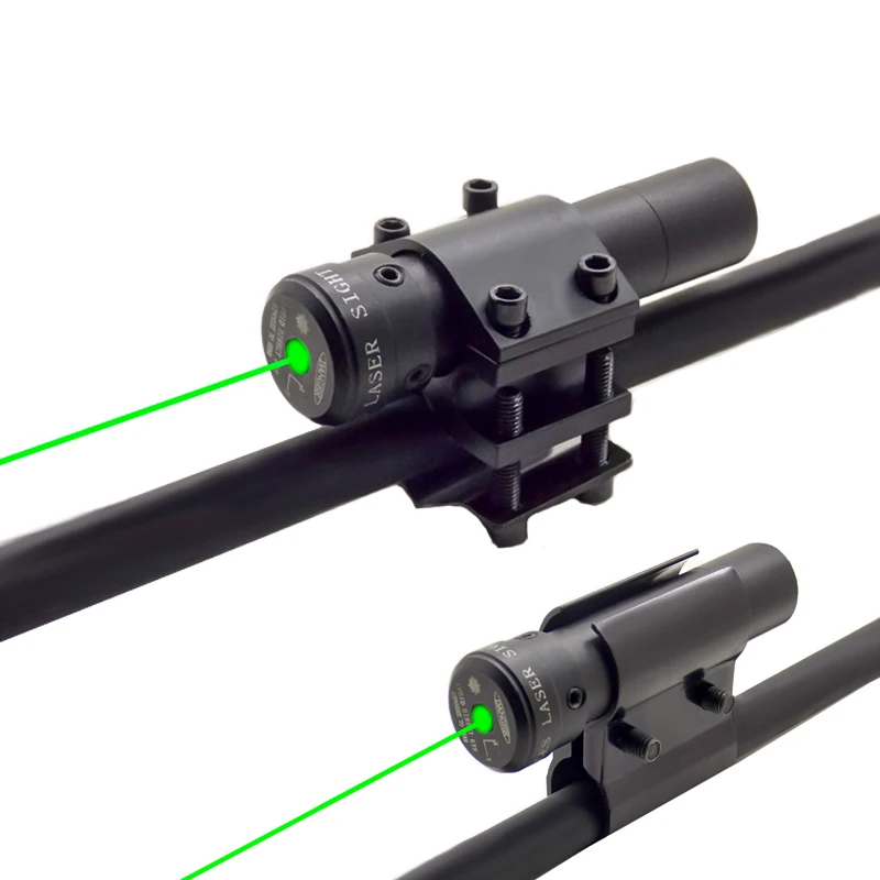 AR15 Rifle Laser Green Sight Metal Green Laser Seed Night Vision Sniper Aiming Adjustable Anti-vibration Hunting Sight