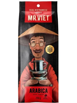 

Coffee Mr. Viet "arabica", Natural roasted ground, 250 gr