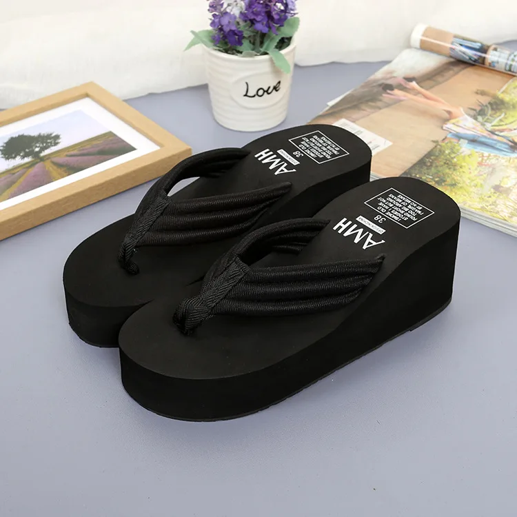 Chanclas de verano con plataforma gruesa para mujer - true-deals-club