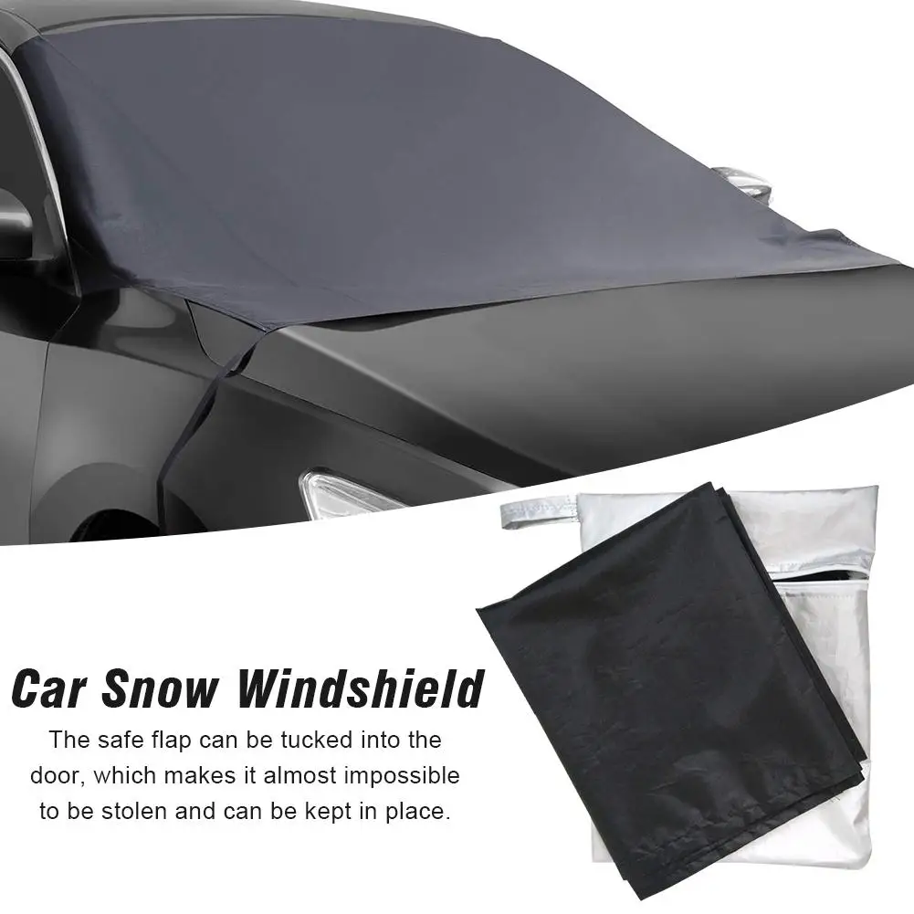 Car Windshield Cover Car Snow Cover Frost Guard Protector Waterproof