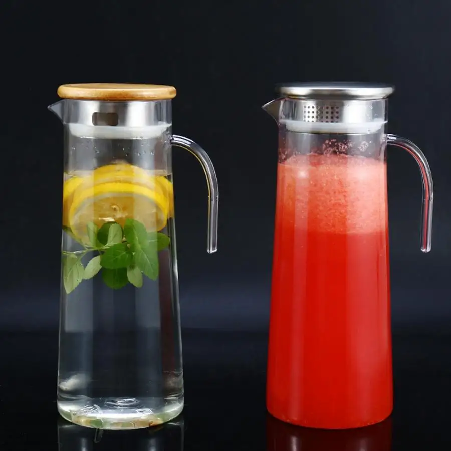 Шейкер 1.2L акриловая прозрачная бутылка для сока кувшин для холодной воды для бара домашнего использования для туризма и спорта на открытом воздухе бутылка