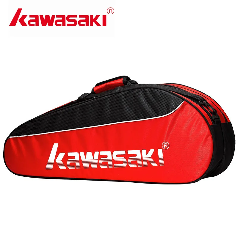 Профессиональная сумка для бадминтона Kawasaki с дополнительной сумкой обуви