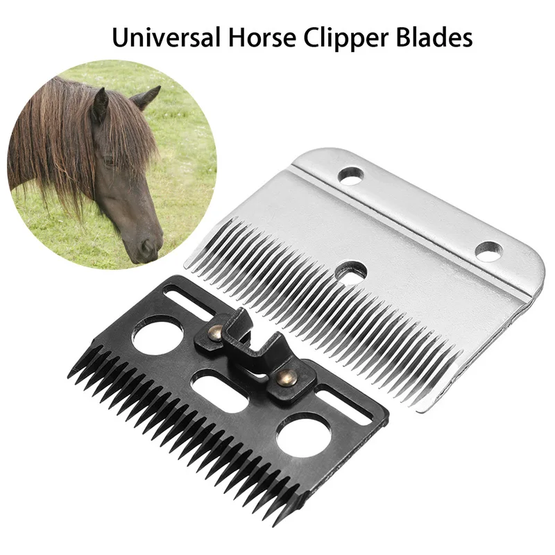 2 Pcs Medium Horse Hair Clipper Cutter Clipping Compatible Wolseley