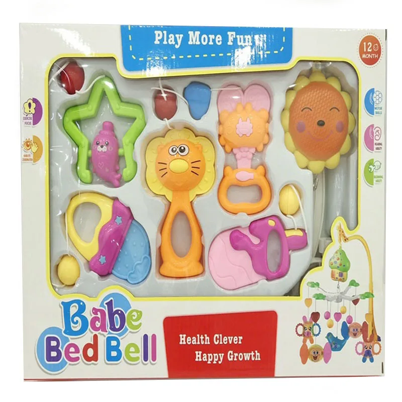 

Hot Sales Bed Bell Rattle Toy 0-18 Months Bedside Bell Infants Pacify Toy